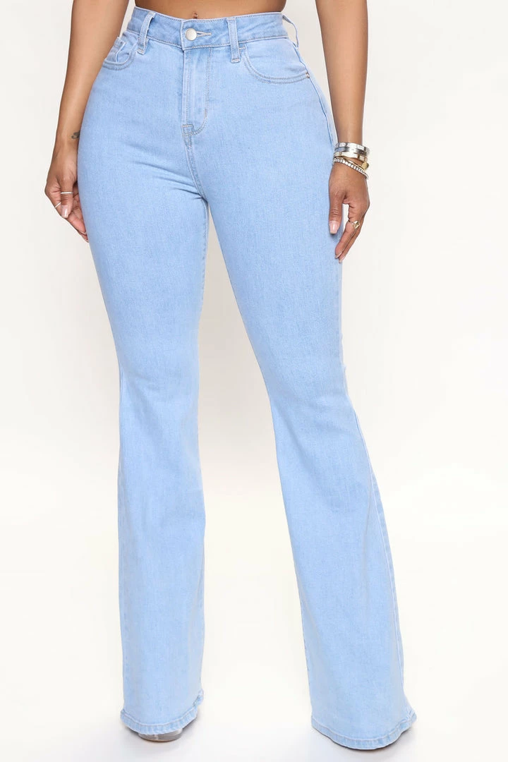 Top 10 π₯° Fashion Nova Across The Universe Stretch Flare π Jeans - Light Wash π― 5 Fashion Nova Across The Universe Stretch Flare Jeans - Light Wash