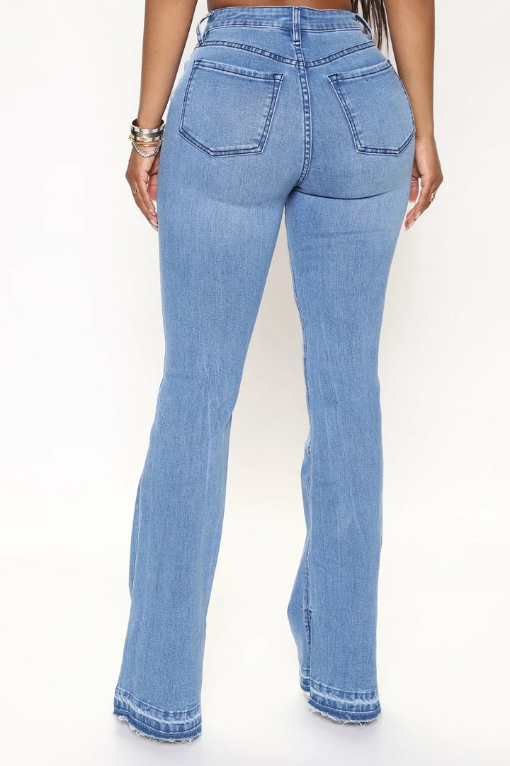 Cheap π Fashion Nova Flare π Jeans Groovy Release Hem Bootcut π Jeans - Medium Wash π 5 Fashion Nova Flare Jeans Groovy Release Hem Bootcut Jeans - Medium Wash