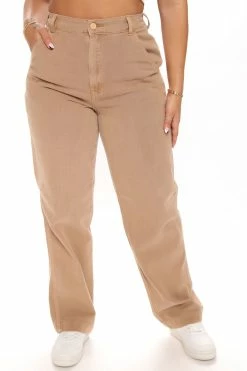 Fashion Nova Chula Vista Carpenter Skater Jeans - Brown
