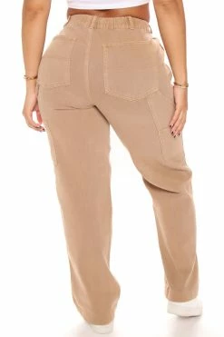 Fashion Nova Chula Vista Carpenter Skater Jeans - Brown