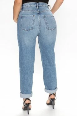 Fashion Nova Petite I Got It From My Mama Jeans - Medium Wash Skinny Jeans