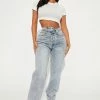 Cheapest 🛒 Fashion Nova Petite Crossover Straight Leg 👖 Jeans - Light Wash Skinny 👖 Jeans 🔥 1 Fashion Nova Petite Crossover Straight Leg Jeans - Light Wash Skinny Jeans