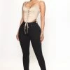 Fashion Nova Keep It Clean Booty Lifting Skinny Jeans - Black