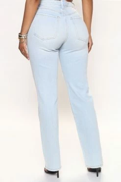 Cheapest ๐ Fashion Nova Goin' The Distance Straight Leg ๐ Jeans - Light Wash โ๏ธ 12 Fashion Nova Goin' The Distance Straight Leg Jeans - Light Wash