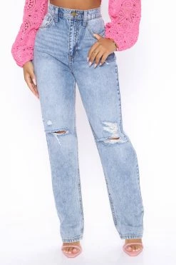 Best reviews of ๐ Fashion Nova She's A Riot Super High Rise Straight Leg ๐ Jeans - Medium Blue Wash โจ 9 Fashion Nova She's A Riot Super High Rise Straight Leg Jeans - Medium Blue Wash