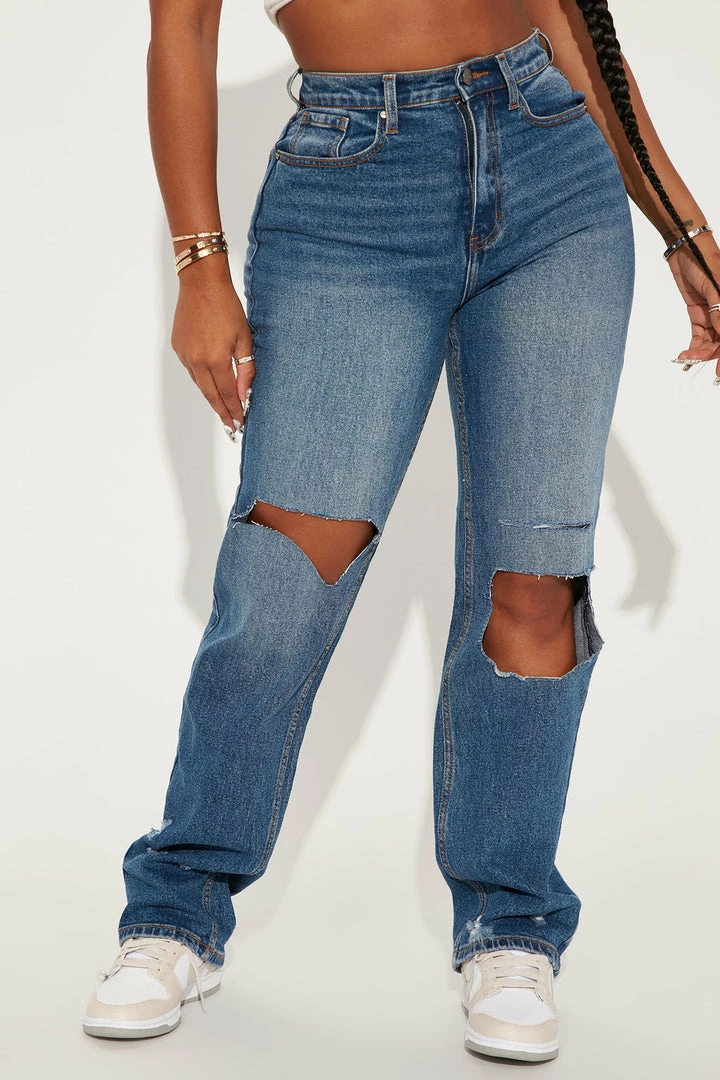 Best Sale ๐ Fashion Nova Something Special Straight Leg ๐ Jeans - Dark Wash ๐ 4 Fashion Nova Something Special Straight Leg Jeans - Dark Wash