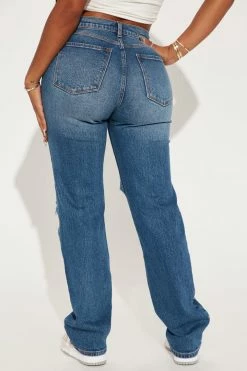 Best Sale ๐ Fashion Nova Something Special Straight Leg ๐ Jeans - Dark Wash ๐ 7 Fashion Nova Something Special Straight Leg Jeans - Dark Wash