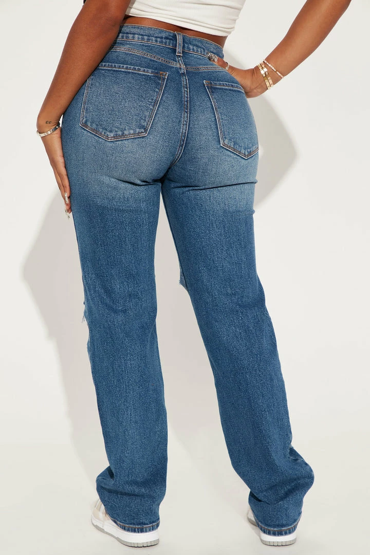 Best Sale ๐ Fashion Nova Something Special Straight Leg ๐ Jeans - Dark Wash ๐ 5 Fashion Nova Something Special Straight Leg Jeans - Dark Wash