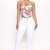 Fashion Nova Sneak A Peek Booty Lifting Skinny Jeans - White