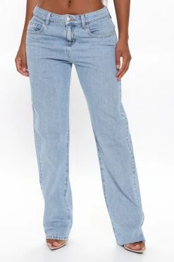 Hot Sale โ๏ธ Fashion Nova Low Rider Slouch Fit ๐ Jeans - Light Blue Wash Baggy ๐ Jeans ๐ 32 Fashion Nova Low Rider Slouch Fit Jeans - Light Blue Wash Baggy Jeans