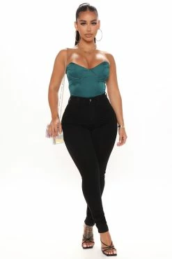 Fashion Nova Classic Beauty Booty Lifter Skinny Jeans - Black