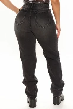 Hot Sale ๐งจ Fashion Nova Keep On Dancing Distressed Boyfriend ๐ Jeans - Black Straight Leg ๐ Jeans ๐ 13 Fashion Nova Keep On Dancing Distressed Boyfriend Jeans - Black Straight Leg Jeans