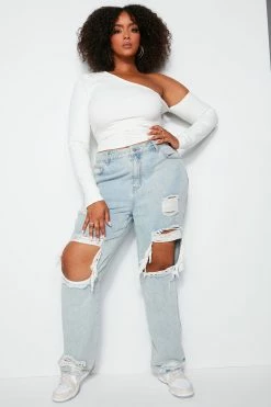 Best Pirce ๐ Fashion Nova Feed My Ego Slouch Fit ๐ Jeans - Light Blue Wash ๐งจ 19 Fashion Nova Feed My Ego Slouch Fit Jeans - Light Blue Wash