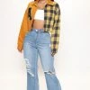 Fashion Nova Really A Gem 90's Dad Jeans - Medium Wash Baggy Jeans