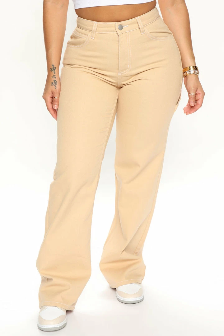 Discount π Fashion Nova Baggy π Jeans No Stoppin' Me Utility π Jeans - Khaki β 4 Fashion Nova Baggy Jeans No Stoppin' Me Utility Jeans - Khaki