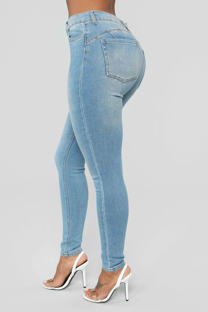 Cheap π― Fashion Nova Wifey High Rise Booty Lifter π Jeans - Light Blue Wash βοΈ 7 Fashion Nova Wifey High Rise Booty Lifter Jeans - Light Blue Wash