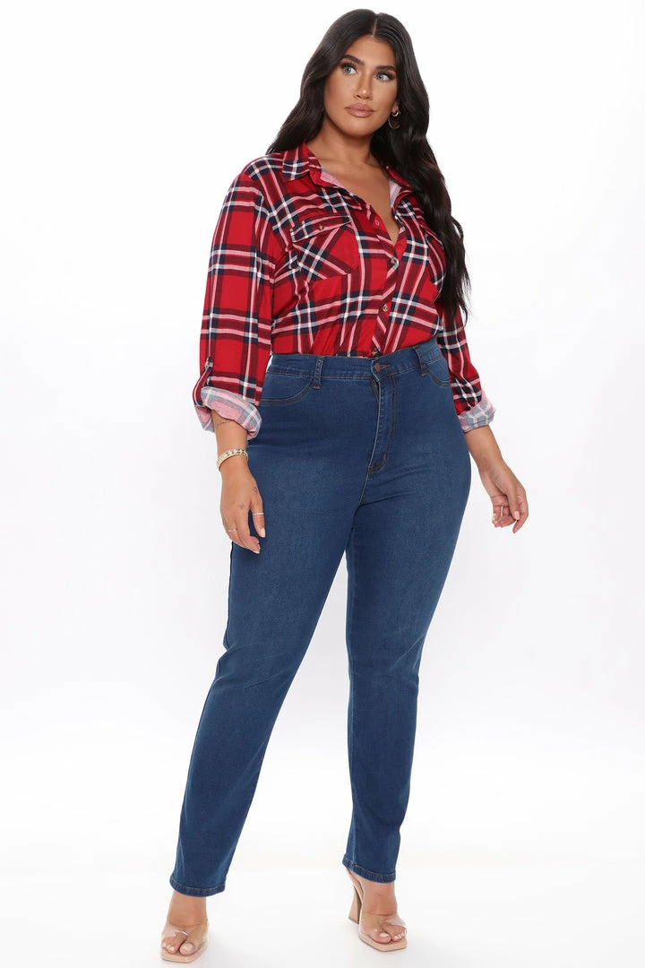 Cheapest 👏 Fashion Nova Simpler Times Skinny 👖 Jeans - Medium Blue Wash 🔔 7 Fashion Nova Simpler Times Skinny Jeans - Medium Blue Wash