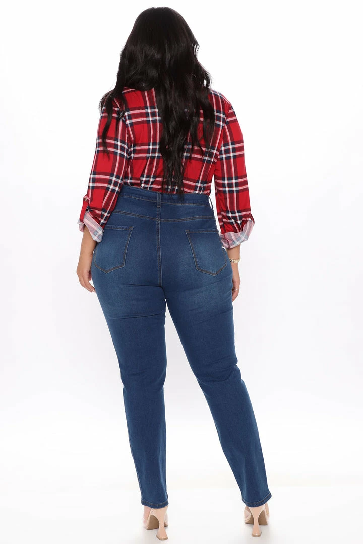 Cheapest 👏 Fashion Nova Simpler Times Skinny 👖 Jeans - Medium Blue Wash 🔔 10 Fashion Nova Simpler Times Skinny Jeans - Medium Blue Wash