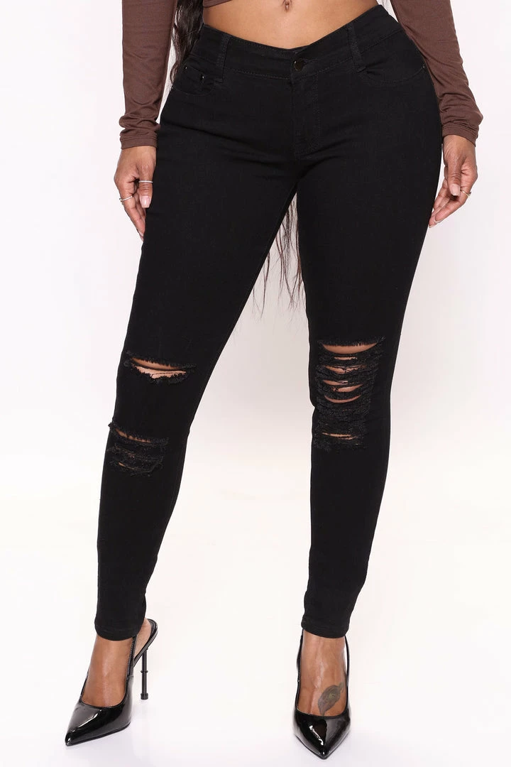 Fashion Nova Shake That Thing Jeans - Black Skinny Jeans