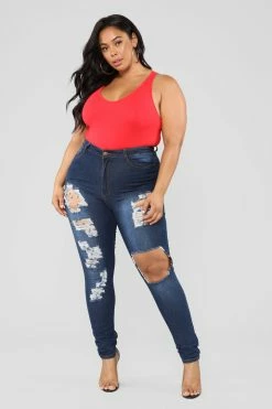 Fashion Nova Teenage Fever Jeans - Dark