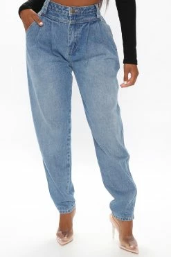 Deals ๐คฉ Fashion Nova I Heard You Balloon Mom ๐ Jeans - Medium Blue Wash ๐ฏ 11 Fashion Nova I Heard You Balloon Mom Jeans - Medium Blue Wash