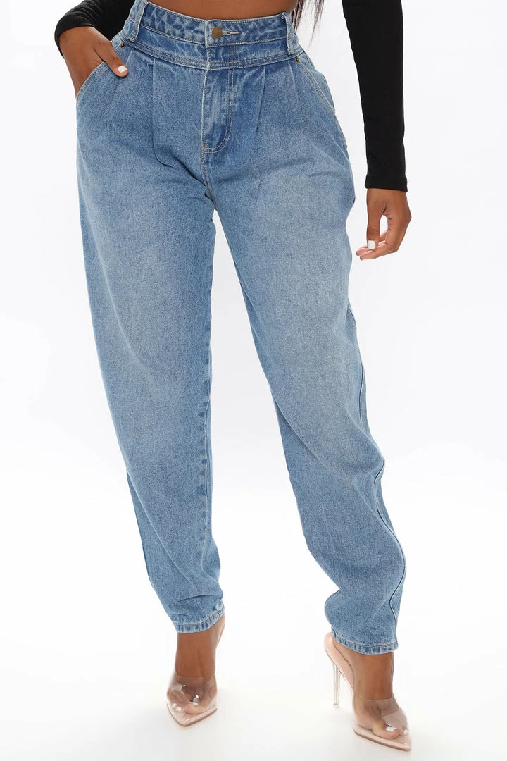 Deals ๐คฉ Fashion Nova I Heard You Balloon Mom ๐ Jeans - Medium Blue Wash ๐ฏ 6 Fashion Nova I Heard You Balloon Mom Jeans - Medium Blue Wash