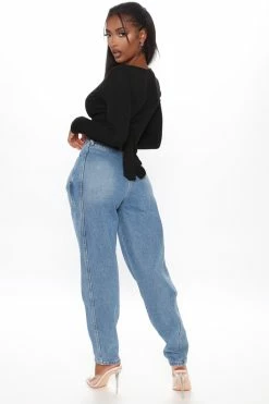 Deals ๐คฉ Fashion Nova I Heard You Balloon Mom ๐ Jeans - Medium Blue Wash ๐ฏ 13 Fashion Nova I Heard You Balloon Mom Jeans - Medium Blue Wash