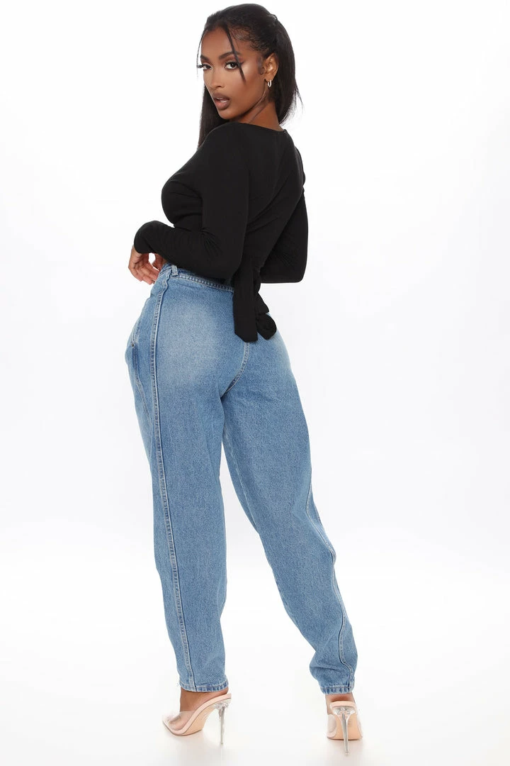Deals ๐คฉ Fashion Nova I Heard You Balloon Mom ๐ Jeans - Medium Blue Wash ๐ฏ 8 Fashion Nova I Heard You Balloon Mom Jeans - Medium Blue Wash