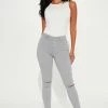 Fashion Nova Tall Canopy Jeans - Grey Skinny Jeans