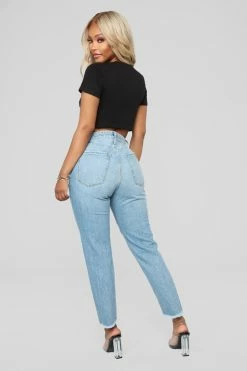 Flash Sale ❤️ Fashion Nova Jammin' On Boyfriend 👖 Jeans - Light Wash 👍 23 Fashion Nova Jammin' On Boyfriend Jeans - Light Wash
