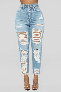 Flash Sale ❤️ Fashion Nova Jammin' On Boyfriend 👖 Jeans - Light Wash 👍 18 Fashion Nova Jammin' On Boyfriend Jeans - Light Wash