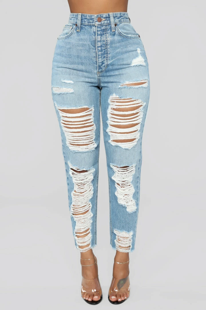 Flash Sale ❤️ Fashion Nova Jammin' On Boyfriend 👖 Jeans - Light Wash 👍 8 Fashion Nova Jammin' On Boyfriend Jeans - Light Wash