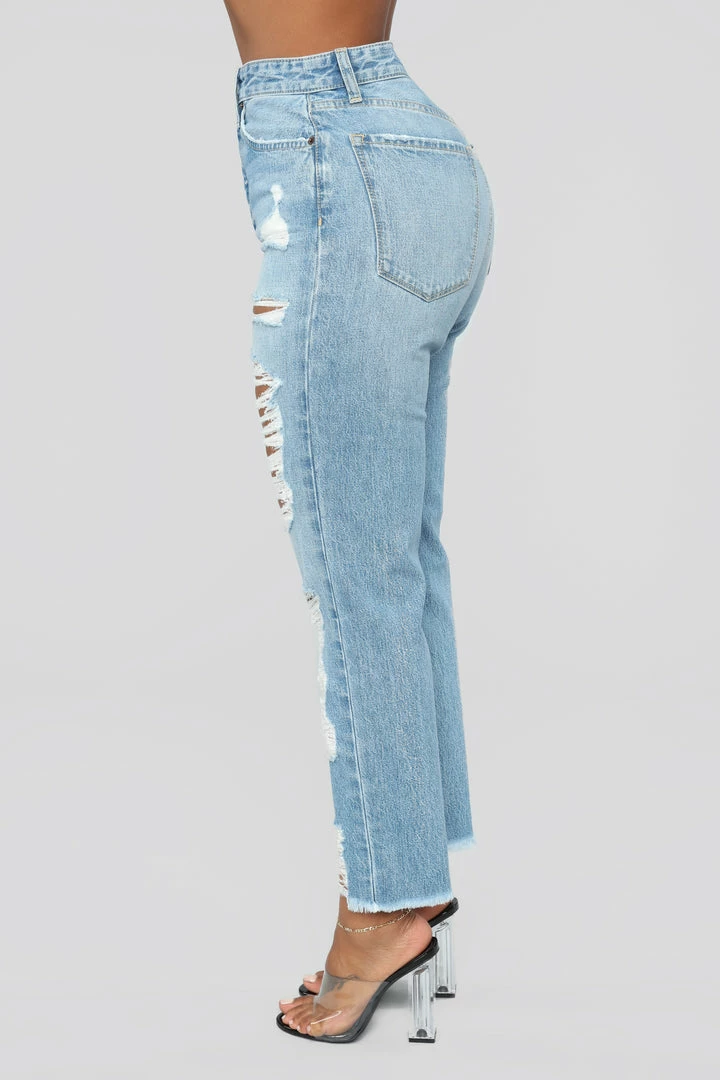 Flash Sale ❤️ Fashion Nova Jammin' On Boyfriend 👖 Jeans - Light Wash 👍 10 Fashion Nova Jammin' On Boyfriend Jeans - Light Wash