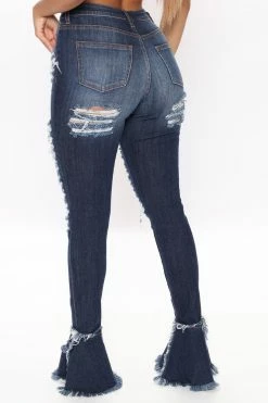Cheap โ Fashion Nova Flare ๐ Jeans Fray What You Mean Flare Leg ๐ Jeans - Dark Wash โจ 17 Fashion Nova Flare Jeans Fray What You Mean Flare Leg Jeans - Dark Wash