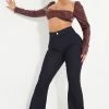 Fashion Nova New Dimension Stretch Flare Jeans - Dark Wash