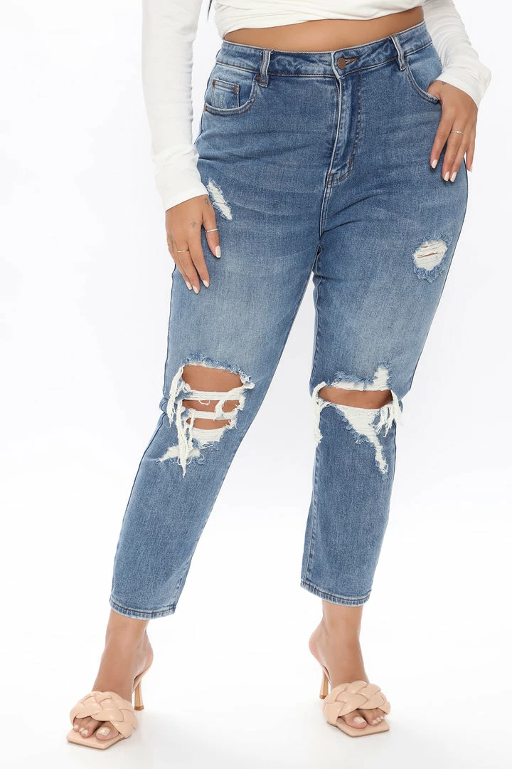 Best reviews of 👍 Fashion Nova Margaret Distressed Mom 👖 Jeans - Dark Wash 😉 8 Fashion Nova Margaret Distressed Mom Jeans - Dark Wash