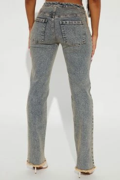 Fashion Nova Mood Forever Straight Leg Jeans - Medium Wash