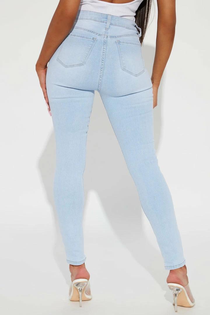 Best Sale โจ Fashion Nova Sweet Like Cinnamon Skinny ๐ Jeans - Light Blue Wash ๐ 5 Fashion Nova Sweet Like Cinnamon Skinny Jeans - Light Blue Wash