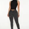Fashion Nova Ultimate Love Booty Lifter Skinny Jeans - Black