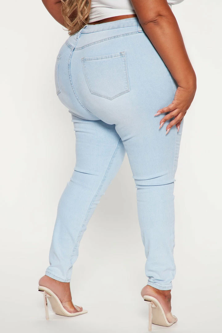 Best Sale โจ Fashion Nova Sweet Like Cinnamon Skinny ๐ Jeans - Light Blue Wash ๐ 8 Fashion Nova Sweet Like Cinnamon Skinny Jeans - Light Blue Wash