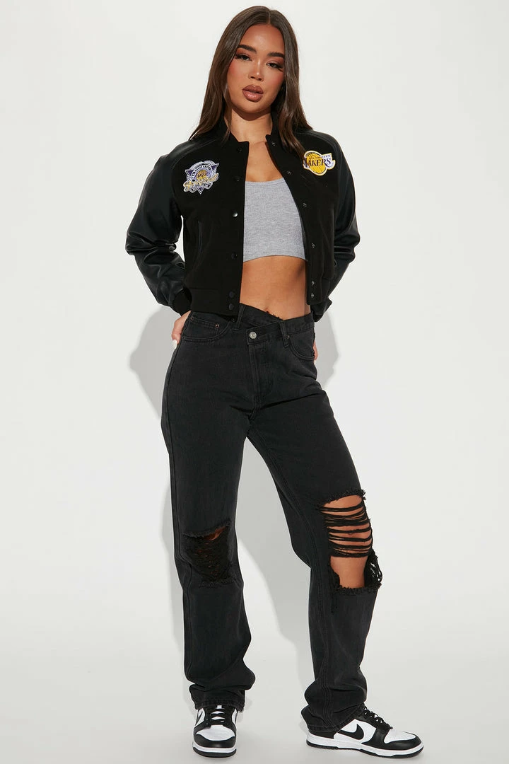 Flash Sale ๐ Fashion Nova Distressed Crossover Straight Leg ๐ Jeans - Black ๐ฏ 4 Fashion Nova Distressed Crossover Straight Leg Jeans - Black