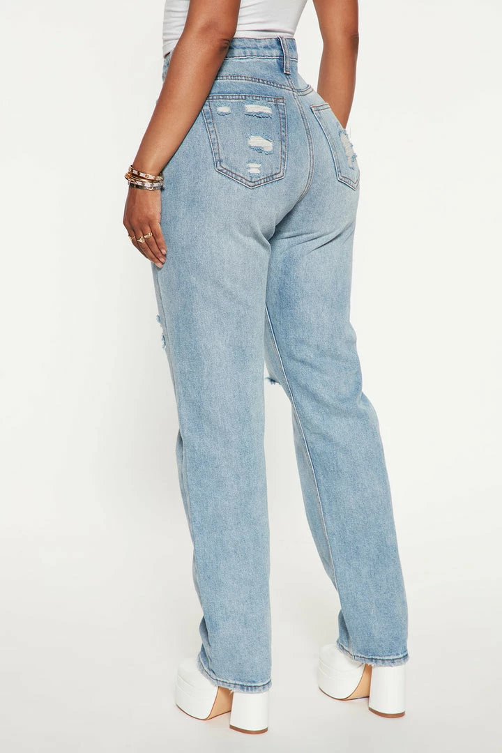 Wholesale ๐ฏ Fashion Nova Daddy Issues Slouch Fit ๐ Jeans - Medium Blue Wash ๐งจ 9 Fashion Nova Daddy Issues Slouch Fit Jeans - Medium Blue Wash