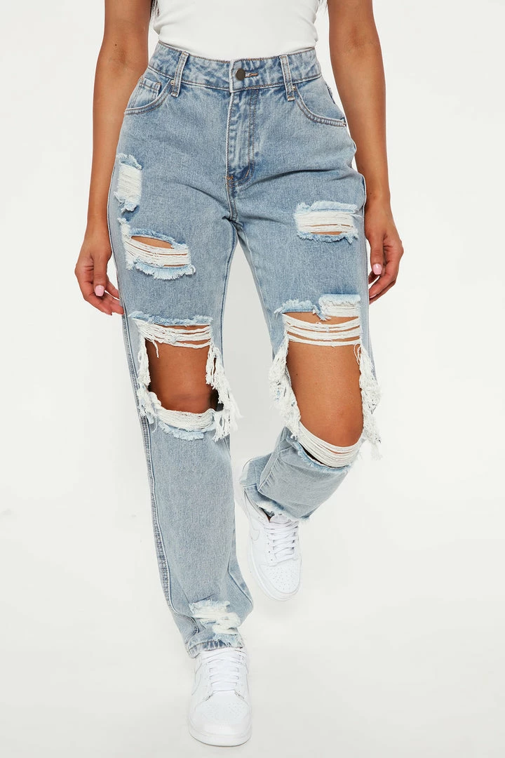 Best Pirce ๐ Fashion Nova Feed My Ego Slouch Fit ๐ Jeans - Light Blue Wash ๐งจ 6 Fashion Nova Feed My Ego Slouch Fit Jeans - Light Blue Wash