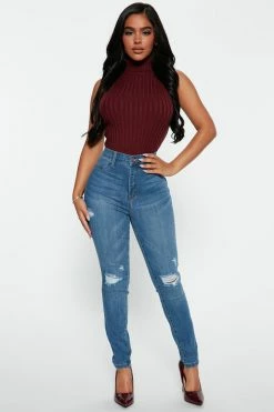 Fashion Nova Petite Our Favorite High Rise Skinny Jeans - Medium Blue Wash