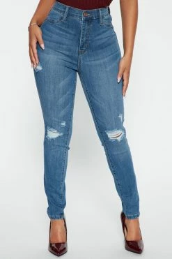 Discount β Fashion Nova Petite Our Favorite High Rise Skinny π Jeans - Medium Blue Wash π 6 Fashion Nova Petite Our Favorite High Rise Skinny Jeans - Medium Blue Wash