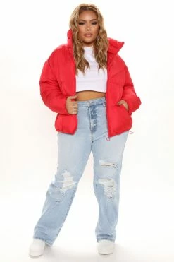 Fashion Nova Vibin Vintage 90's Slacker Straight Leg Jeans - Light Blue Wash