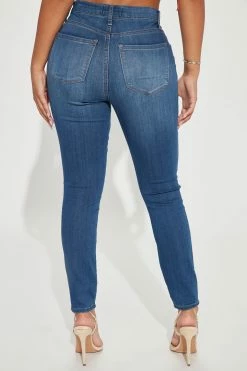 Fashion Nova Skinny Jeans Petite Emma Super Stretch High Rise Skinny Jean - Medium Wash