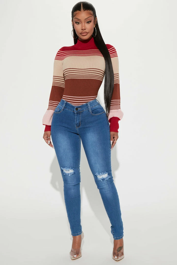 Fashion Nova Party Monster Booty Lifter Skinny Jeans - Medium Blue