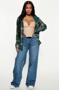 Fashion Nova Ariel High Rise 90's Baggy Jeans - Medium Wash