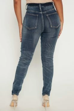 Fashion Nova Party For One High Rise Skinny Jeans - Dark Wash